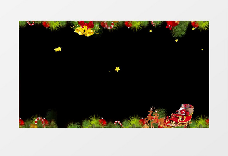 圣诞边框后期素材