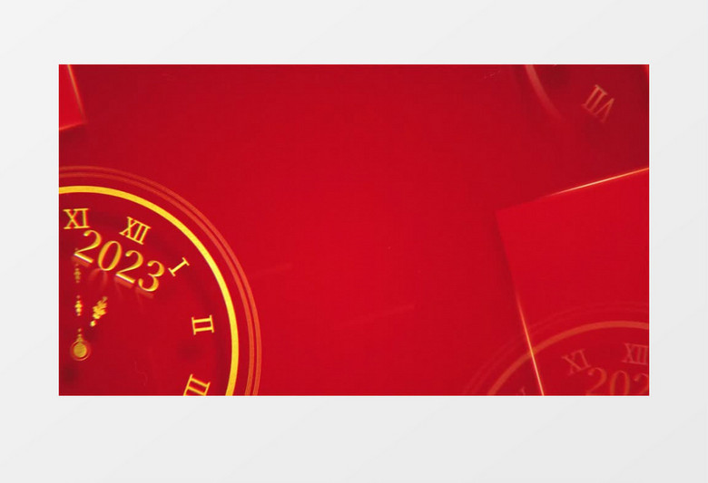 兔年贺新春春节祝福背景视频