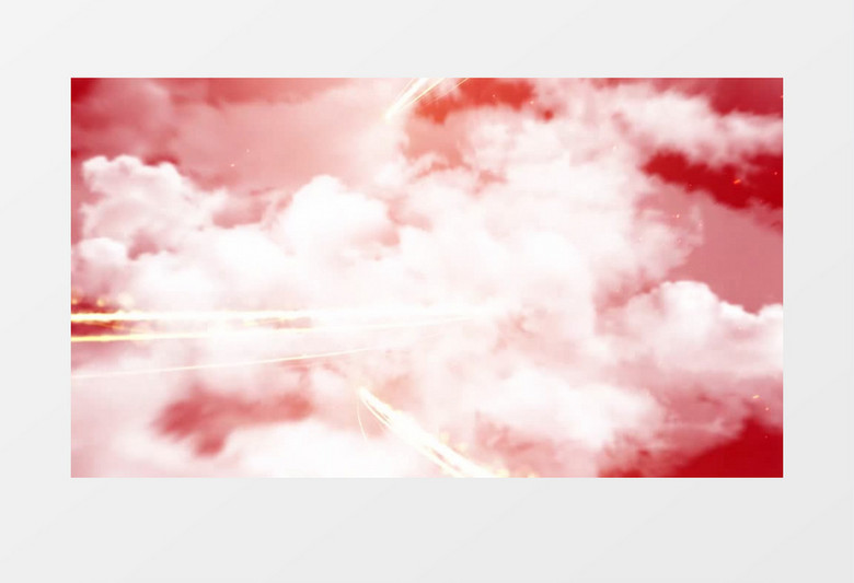 云层穿梭党政宣传背景视频