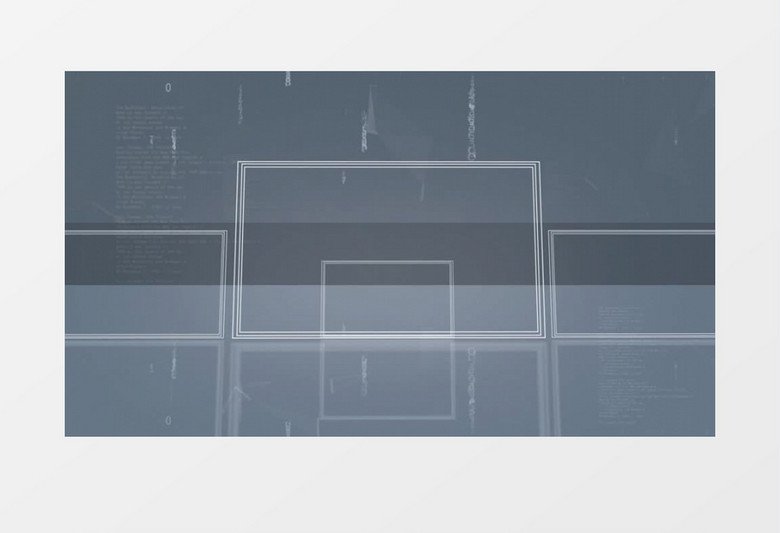 简洁企业边框后期素材