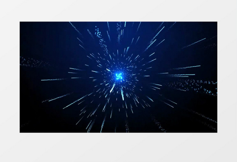 蓝色科技启动仪式开场背景视频