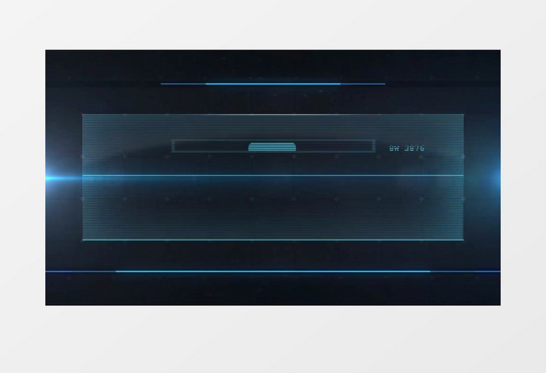 科技线条LOGO边框后期素材