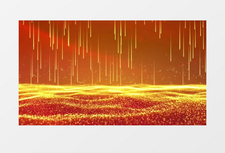 大气唯美红色粒子雨上升背景视频