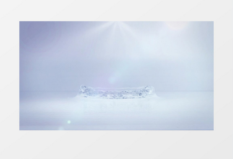 清新大气淡蓝色水面视频背景