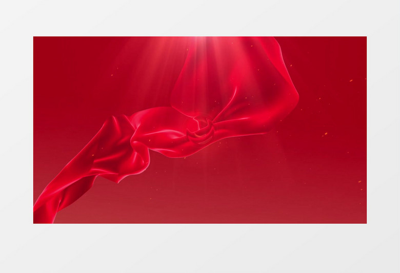 红色大气标题背景视频