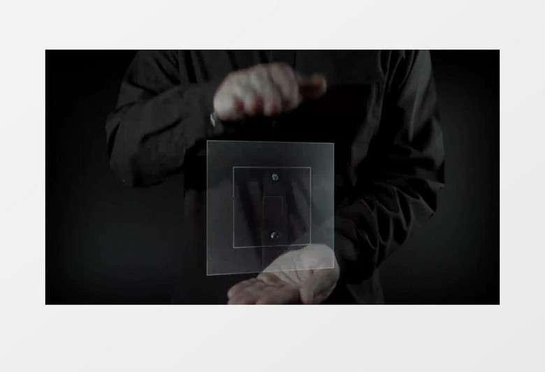 高科技触屏图文边框素材