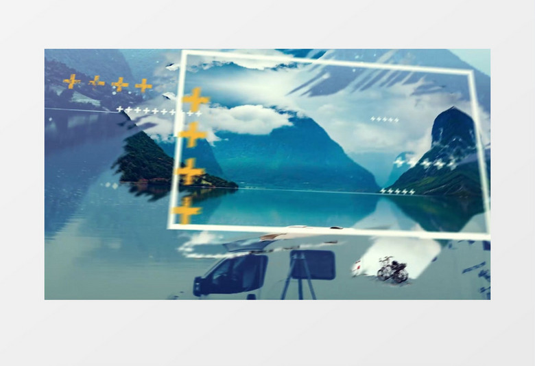 动感影集旅游旅行照片相册AE模板