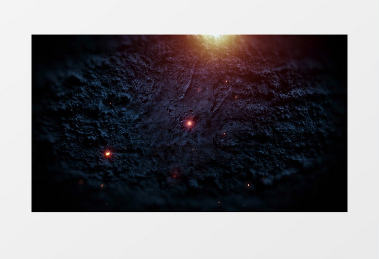 酷炫蓝色金属材质效果背景视频