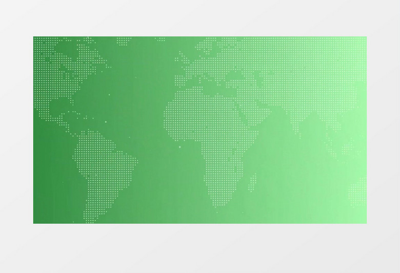 绿色科技感地图背景视频