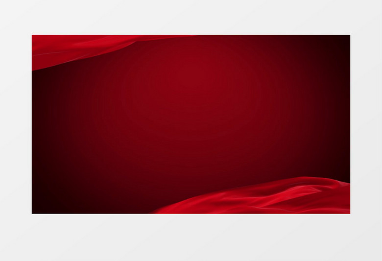 震撼大气红绸党政党建背景视频