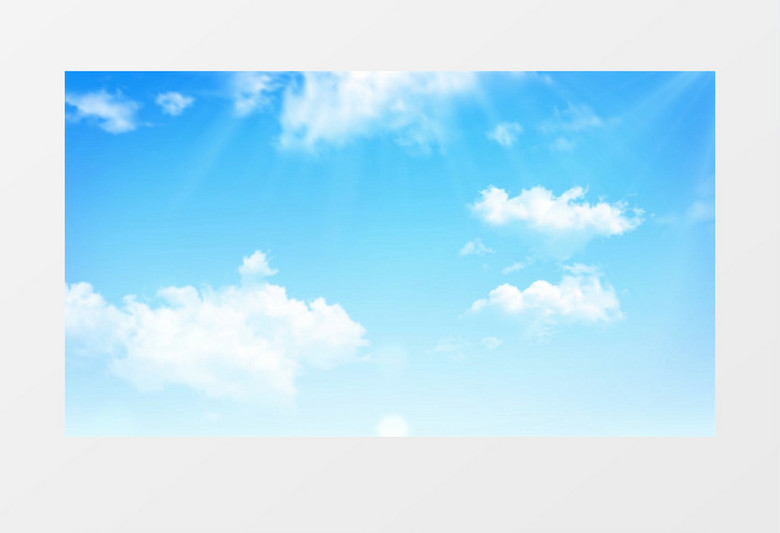 大气云层天空蓝天背景视频