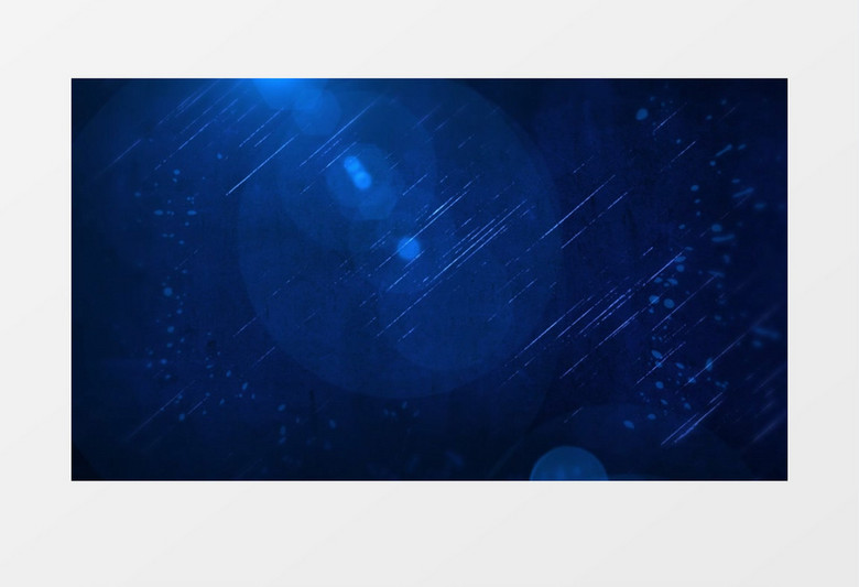 蓝色科技光斑特效背景视频