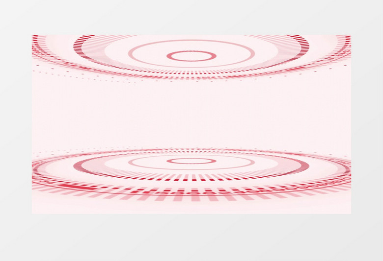科技动态红色圆环背景视频