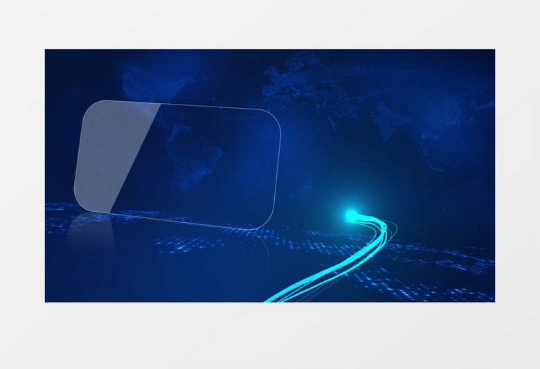 科技信息企业边框展示后期素材