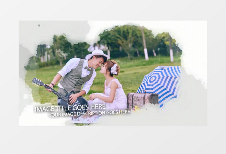 唯美婚礼开场视频AE视频模板