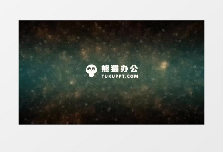 大气金色粒子演泽logo标志AE模板