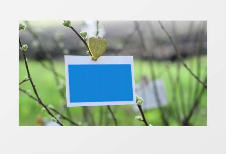 实拍电子相册风景AE视频模版