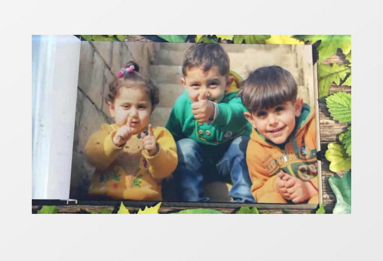 儿童成长纪念相册宝宝相册AE视频模板 