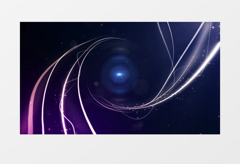 炫丽光影线条轨迹运动标志特效模板