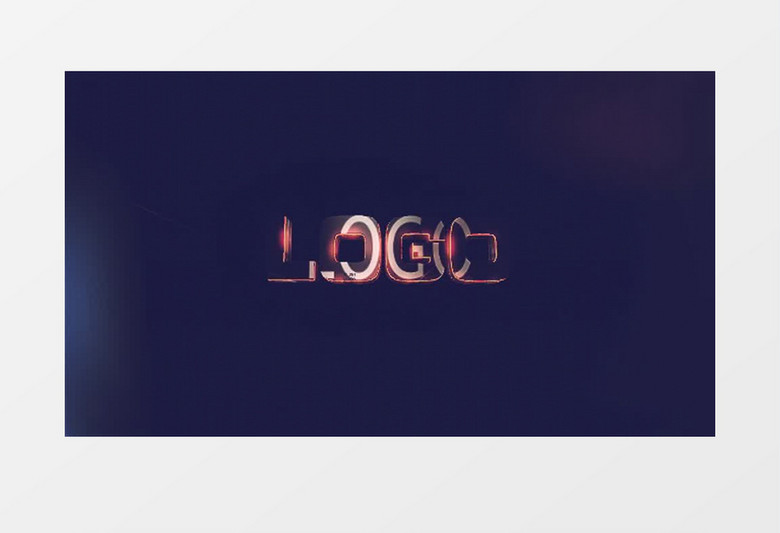 标题logo表面展示视频画面片头AE模板