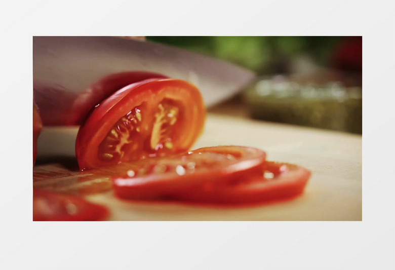 番茄酱牛肉饼实拍视频素材 