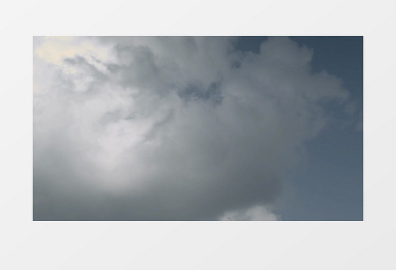 天空中风起云涌的云层背景视频素材