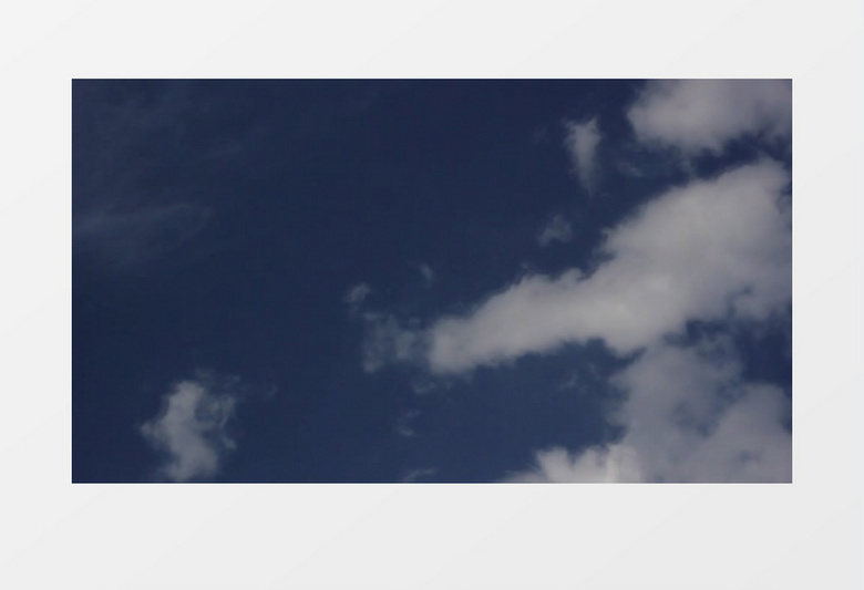 望天空云卷云舒背景视频素材