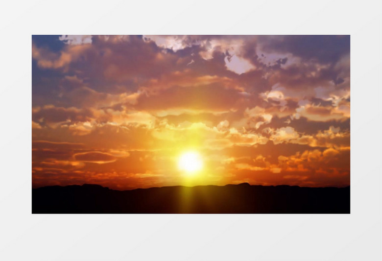 唯美秋天傍晚美景枫叶飘落有音乐背景视频