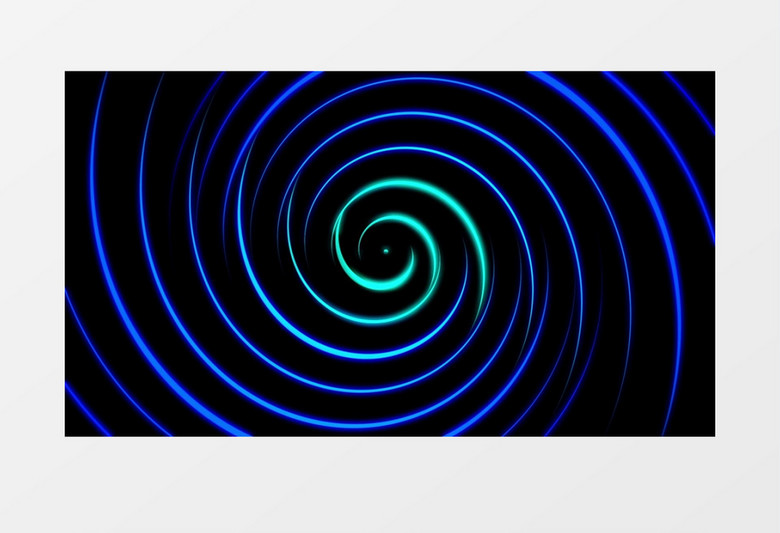 蓝色螺旋漩涡扩散视频素材(有音乐)