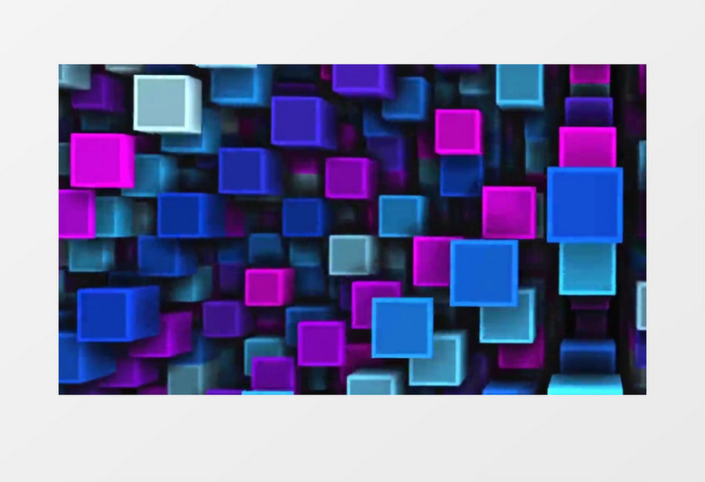 轻快动感方形背景视频素材动感(有音乐)