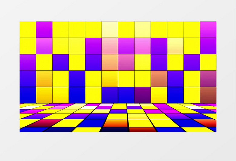 激情动感舞动方块视频素材(有音乐)