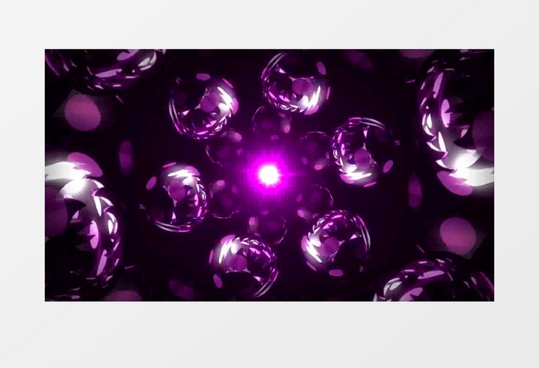 紫色动感万圣节南瓜灯背景视频（有音乐）