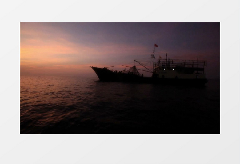 渔船海上捕捞实拍视频（有音乐）