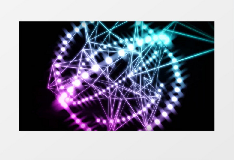 炫酷点线光效VJ酒吧夜场视频素材(有音乐)