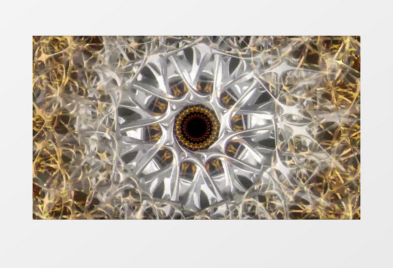 动感金属递进变幻背景视频(有音乐)