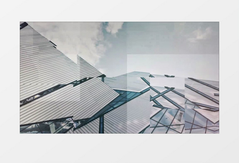 大气建筑背景文字标题展示ae视频模板