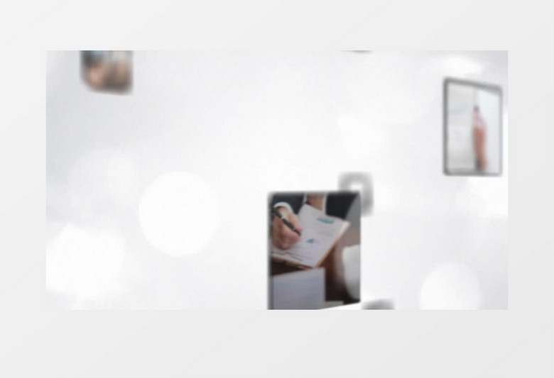 照片聚集演绎企业logo动画标志AE模板