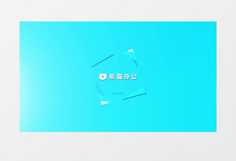 时尚logo展示片头ae模板