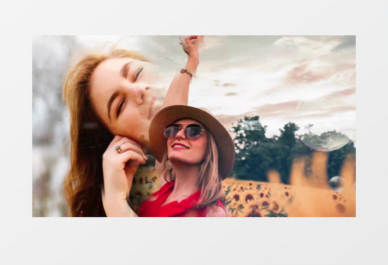 温暖清新图片文字标题展示ae视频模板