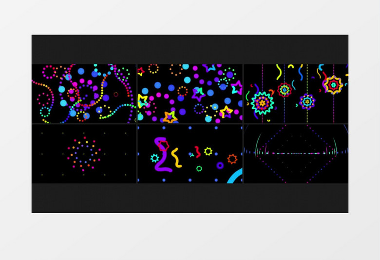 动感DJ音频大屏特效展示ae模板