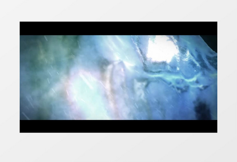 震撼暴风雪标志片头ae模板