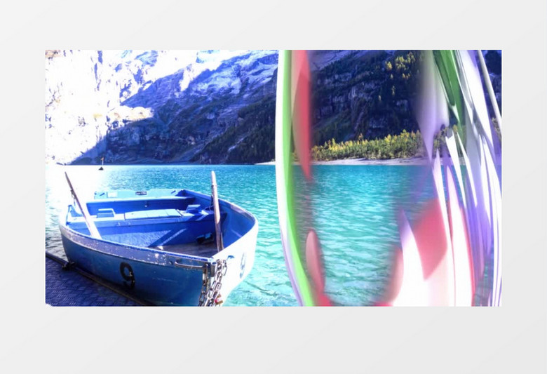 玻璃质感动画标志包装ae模板