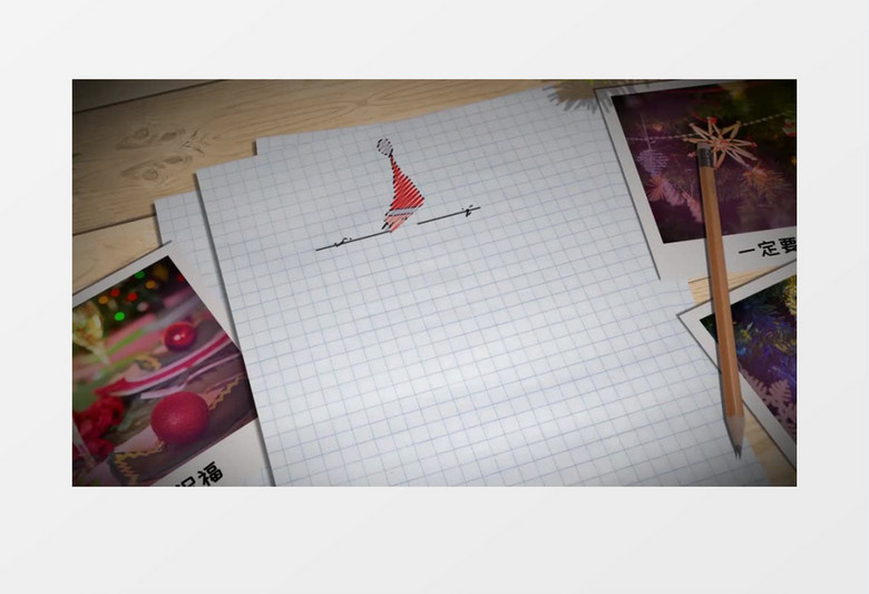 温馨圣诞节手信展示ae视频模板