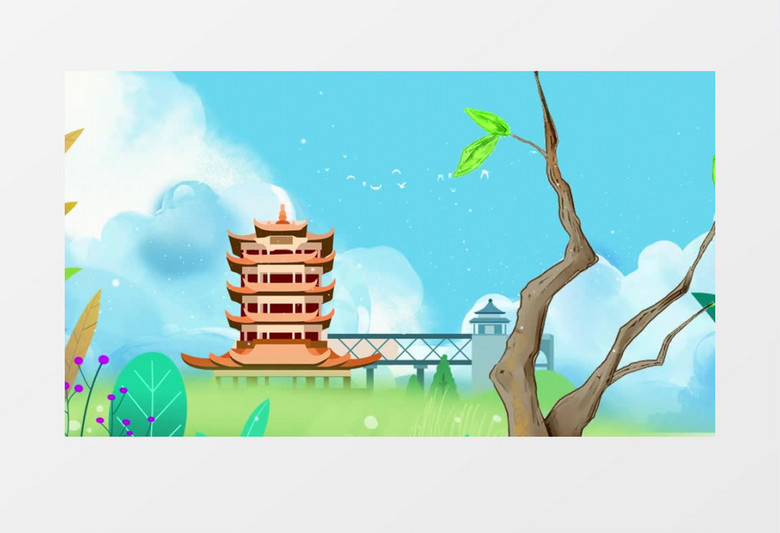 抗击疫情武汉苏醒AE模板