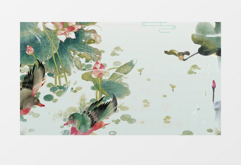 二十四节气立夏中国风传统文化AE模板