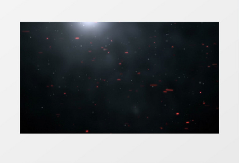 星火粒子黑色背景视频
