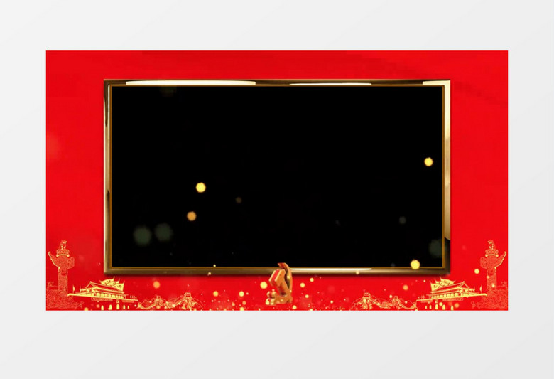 党政遮罩边框AE模板后期视频素材