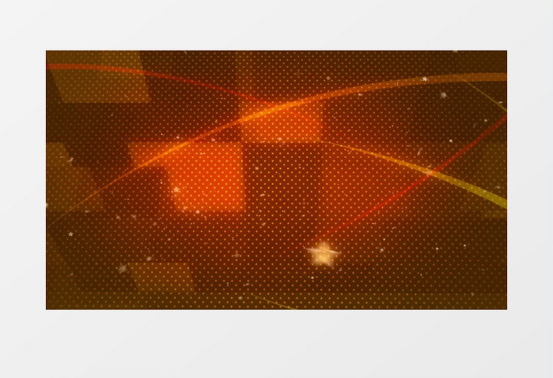 金色粒子炫光动态视频背景