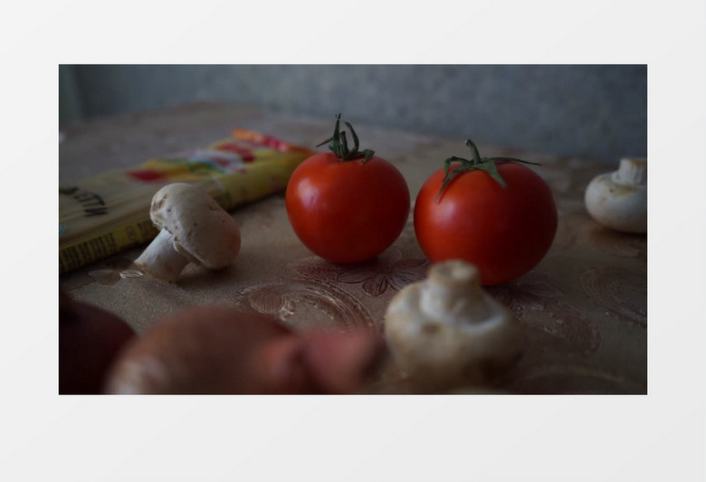 西红柿实拍视频素材