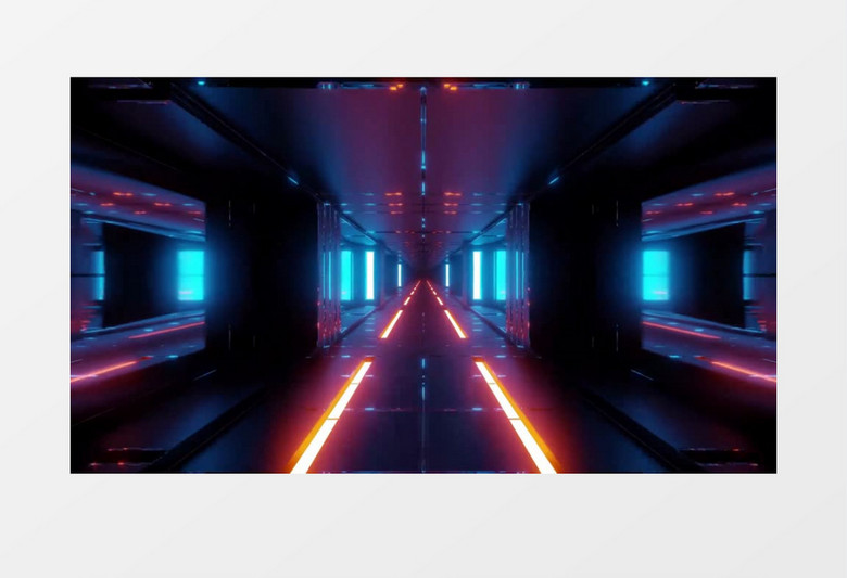 赛博朋克舞台背景视频